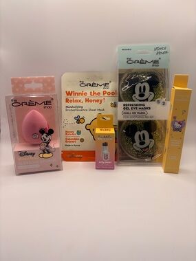 The Crème Shop & Lottie London Disney 5pc Bundle Vegan Cruelty-Free Full Size